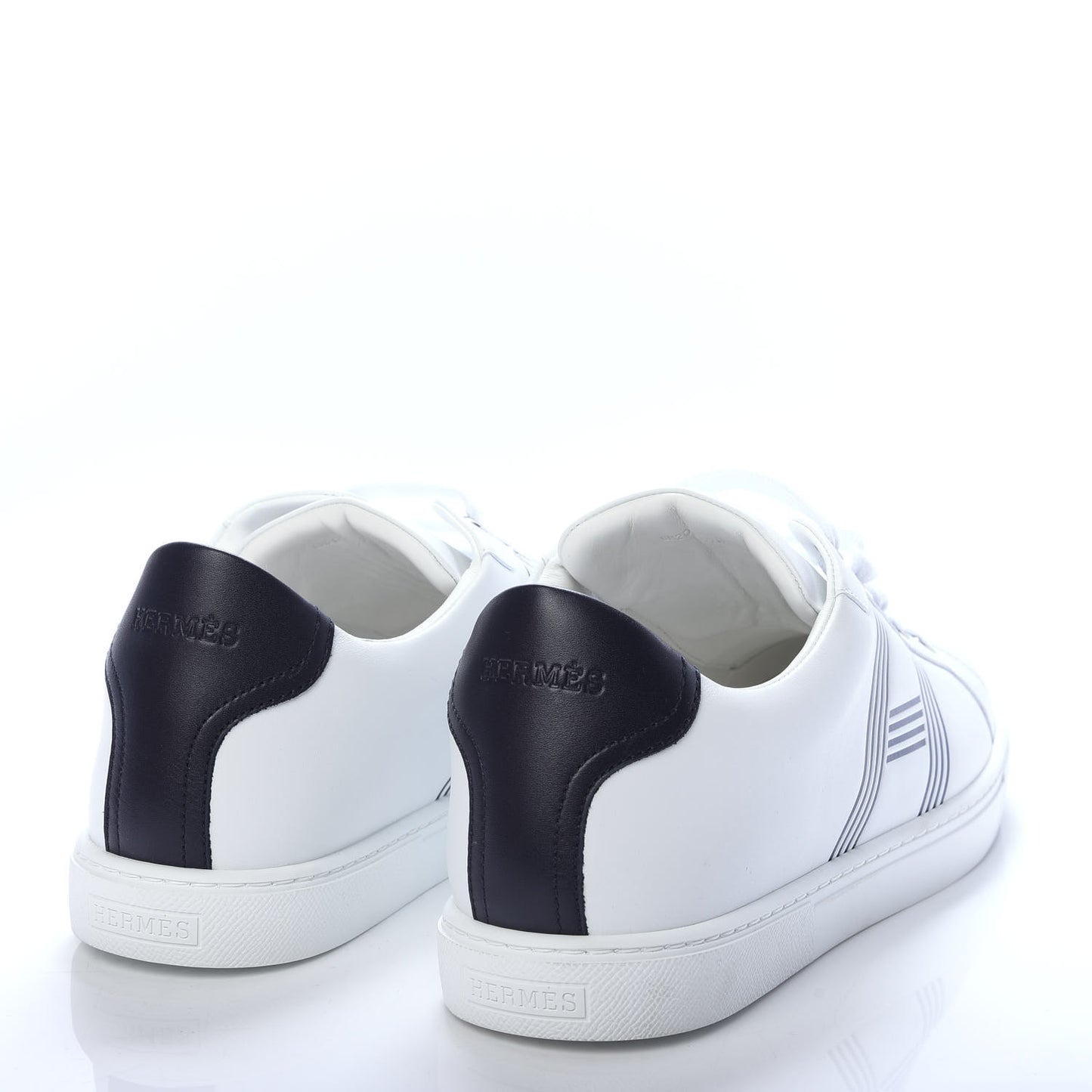 Calfskin Mens Avantage Sneakers 44 White Marine