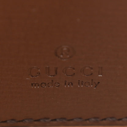 Gucci GG Supreme Monogram Azalea Calfskin Mini Retro Interlocking G Half Moon Bag Beige Ebony Brown Sugar 6 of 10