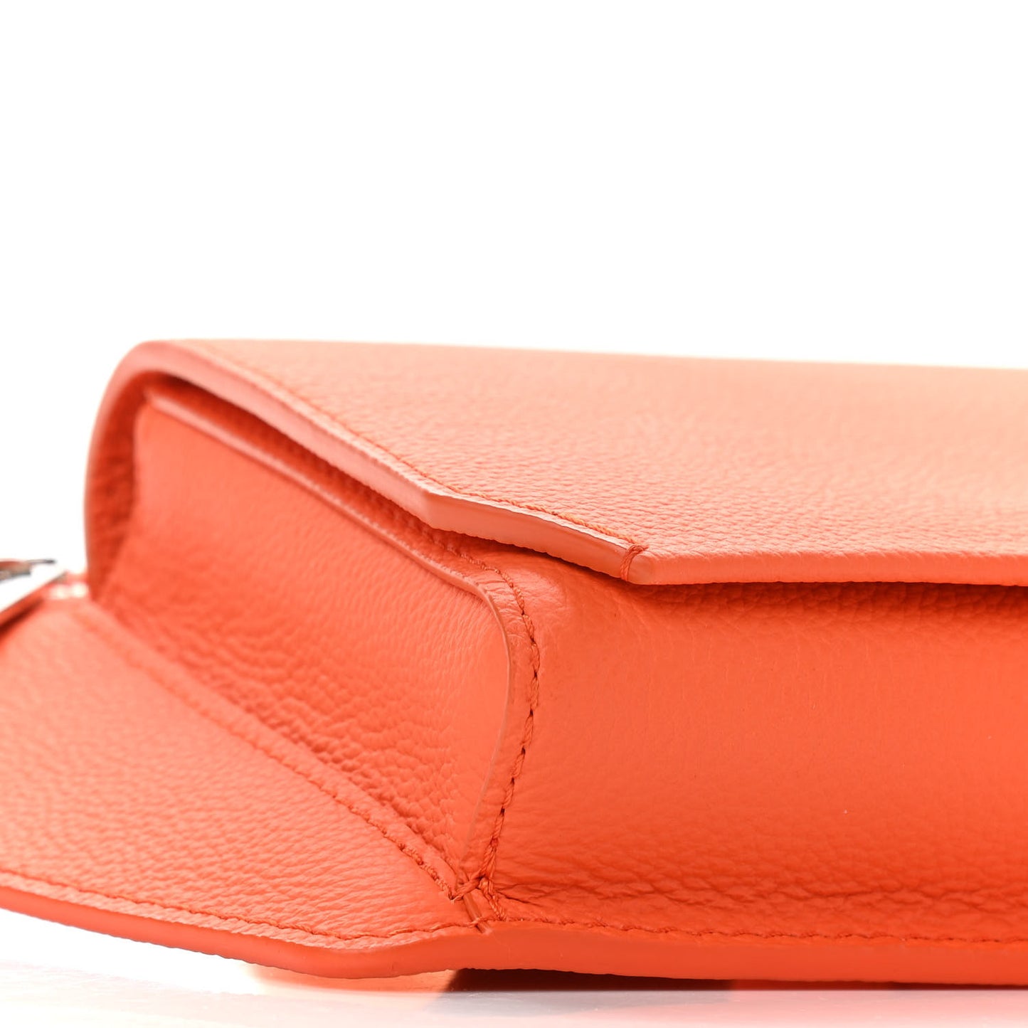 Grained Calfskin Aerogram New Sling Orange