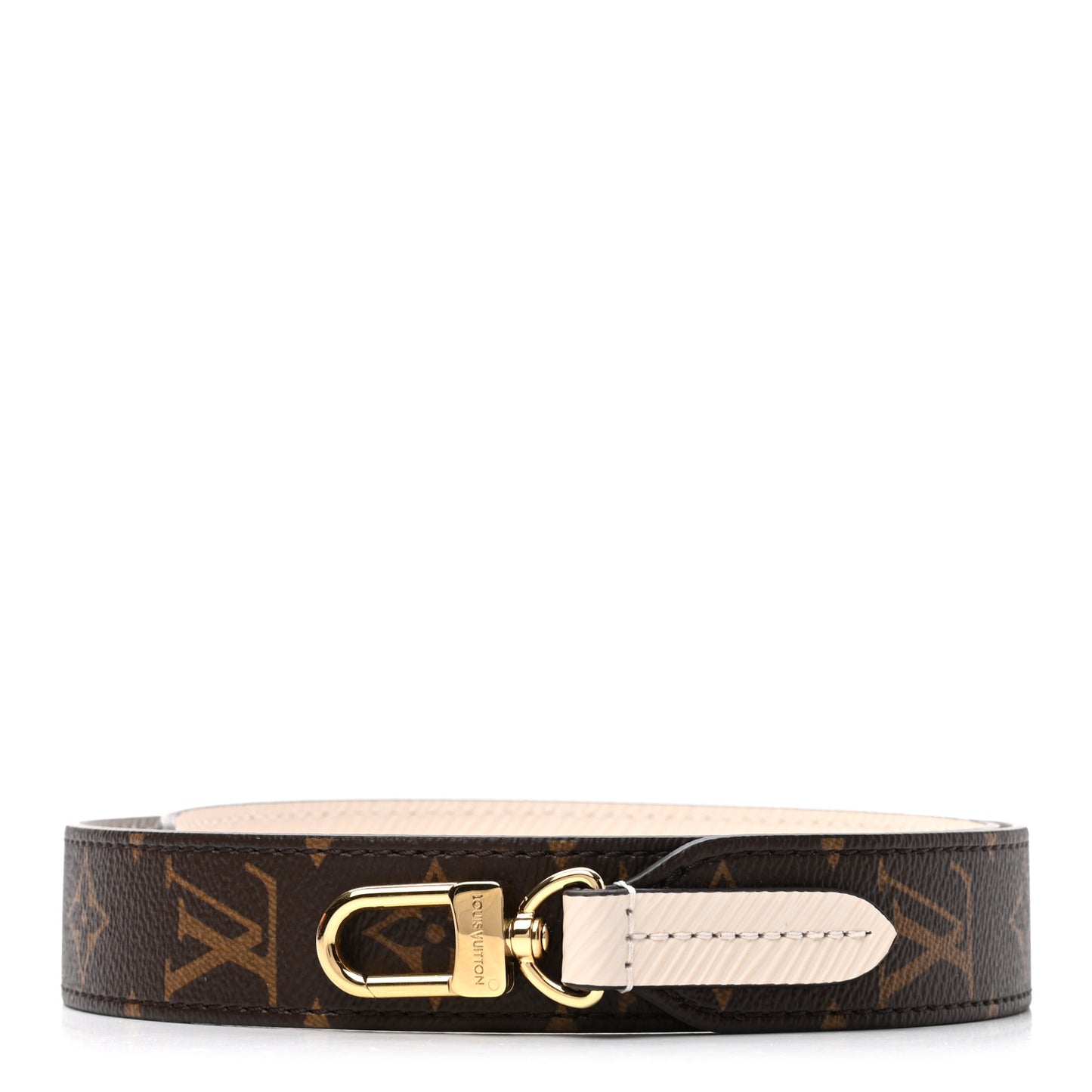 Epi Monogram Bandouliere Shoulder Strap Ivory