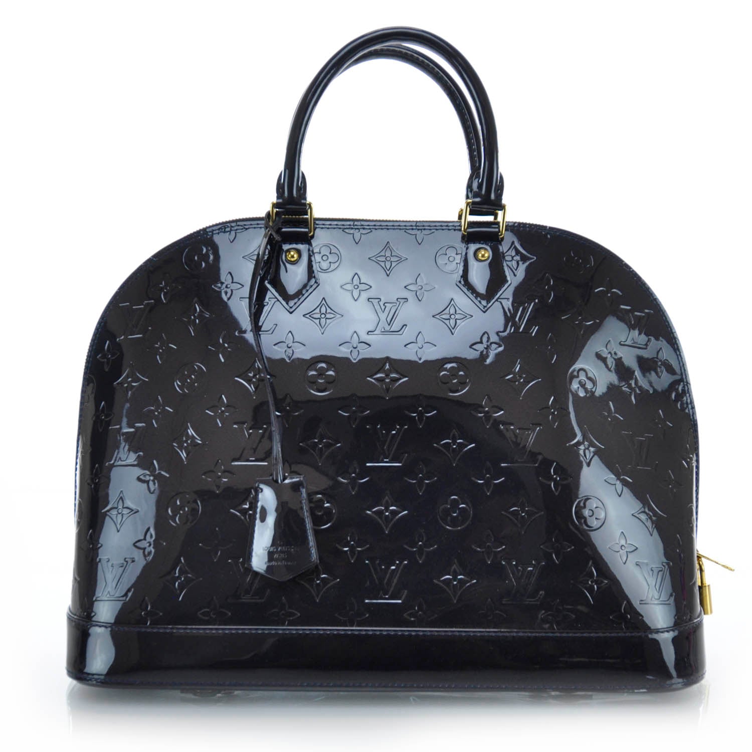 Louis Vuitton Vernis Alma MM Blue Infini 1 of 9