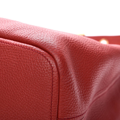 Prada Vitello Daino Hobo Rosso 16 of 19