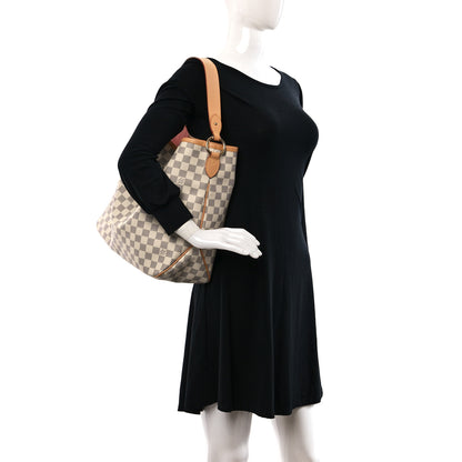 Louis Vuitton Damier Azur Delightful MM Rose Ballerine 2 of 8