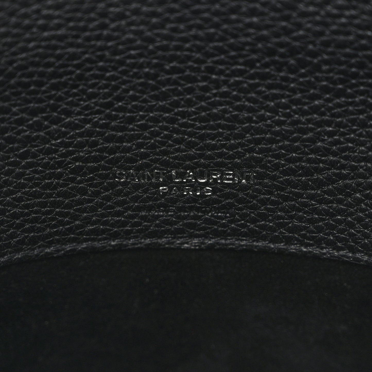 Grained Calfskin Baby Sac De Jour Souple Black