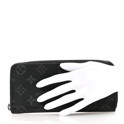 Louis Vuitton Monogram Eclipse Vertical Zippy Wallet 2 of 8