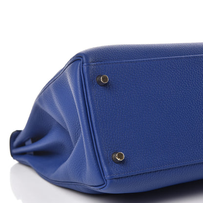 Hermes Togo Kelly Retourne 35 Bleu Electrique 35 of 37