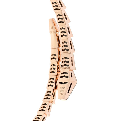 Bulgari 18K Rose Gold Serpenti Viper Bracelet M 3 of 4