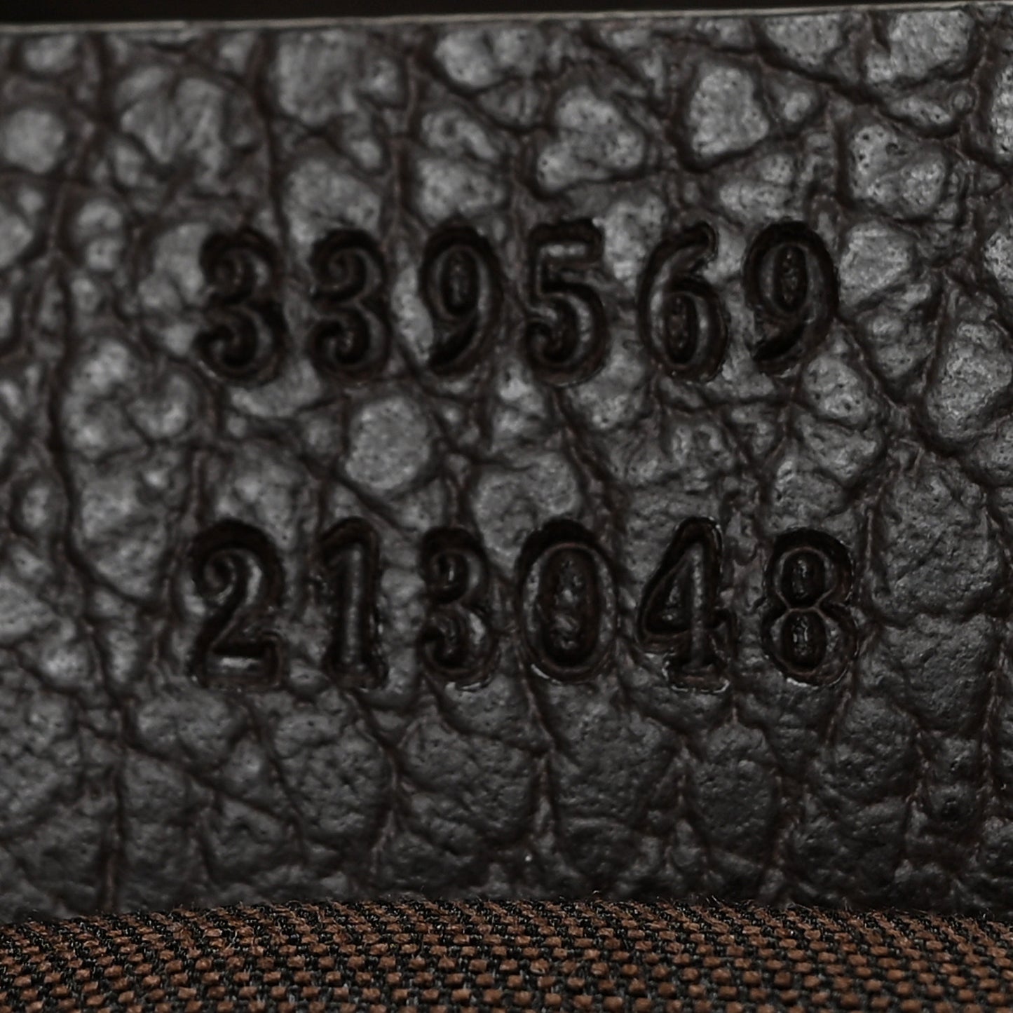 Crystal Monogram Large Flat Messenger Bag Dark Brown
