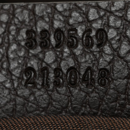 Gucci Crystal Monogram Large Flat Messenger Bag Dark Brown 6 of 14