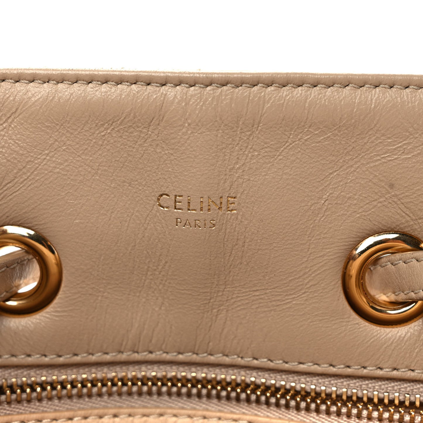 Calfskin Quilted Small C Backpack Nude