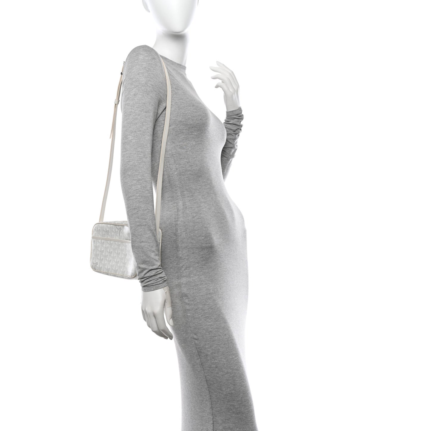 Goyardine Sac Cap Vert White