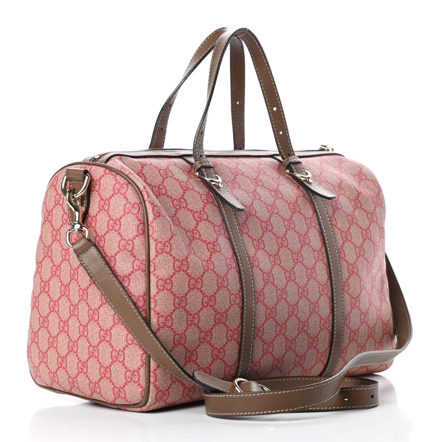 GG Supreme Monogram Medium Nice Boston Red