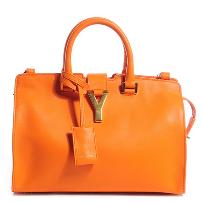 Saint Laurent Leather Small Classic Y Cabas Orange 1 of 9
