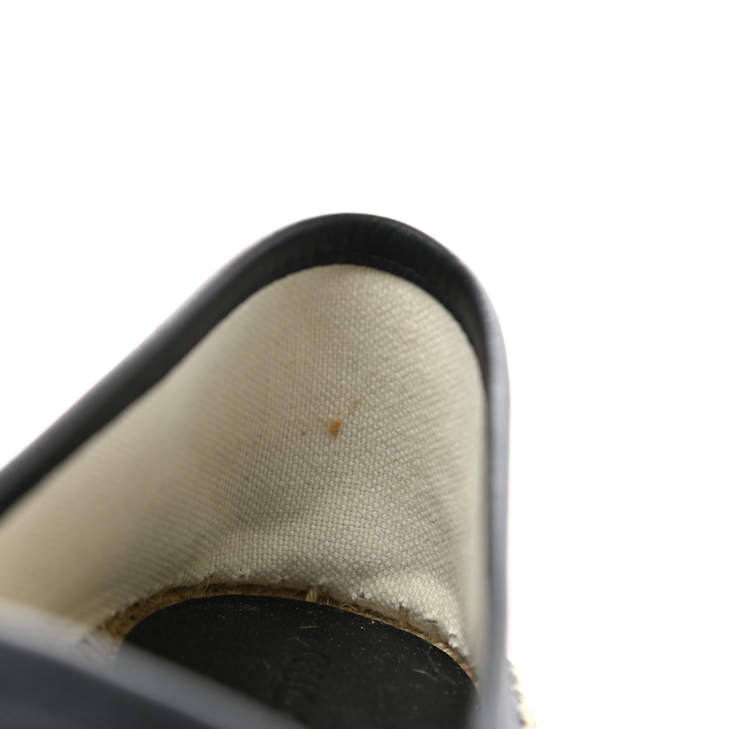 Monogram Espadrilles 36 Black