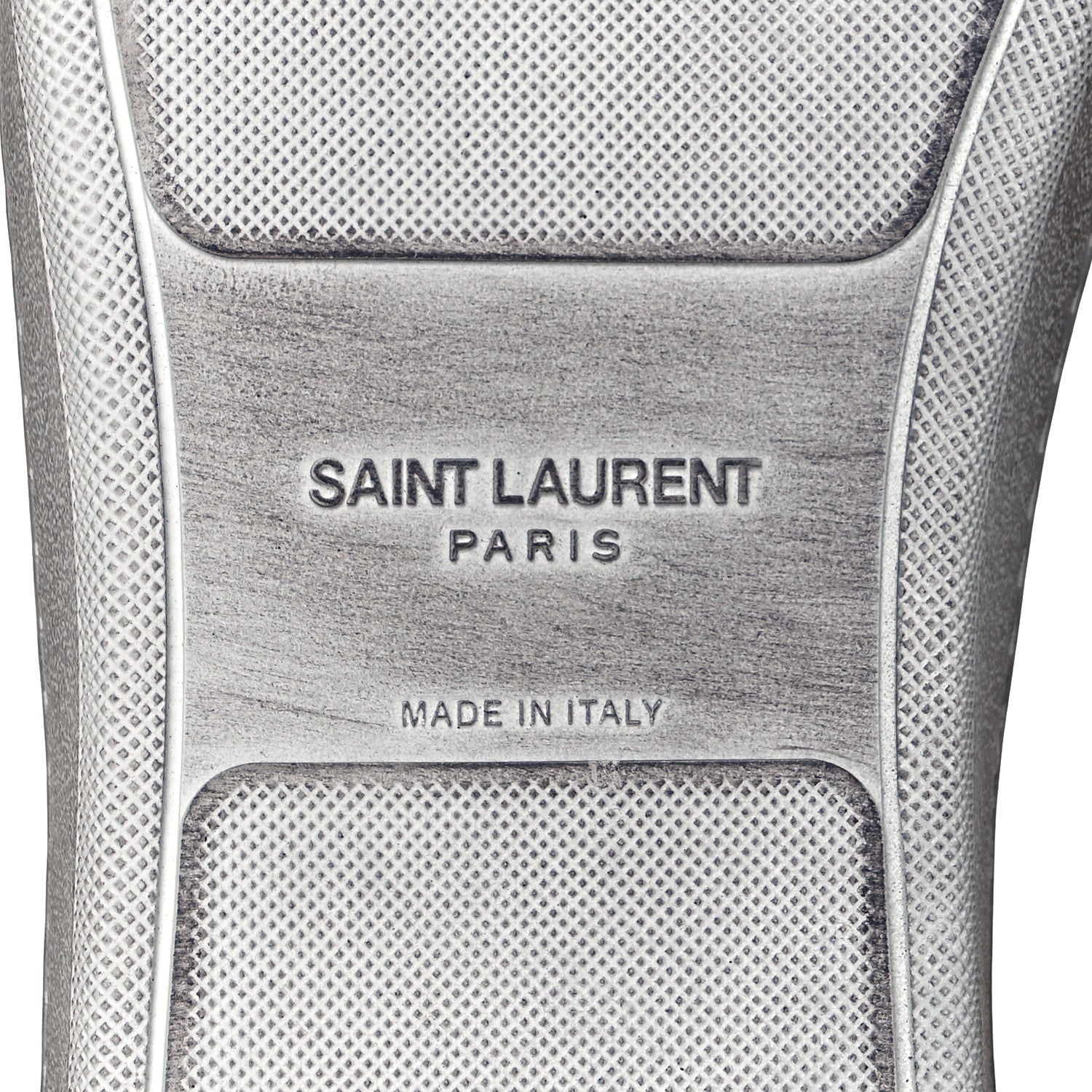 Saint Laurent Calfskin Perforated Court Classic SL/10H High Top Sneakers 44 White 6 of 11