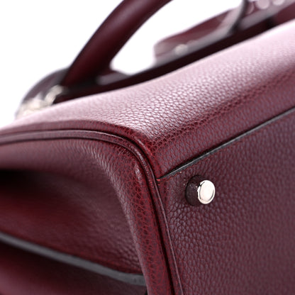 Gucci Grainy Calfskin Medium Zumi Top Handle Bag Vintage Bordeaux 12 of 12