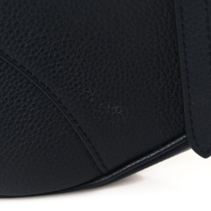 Christian Dior Grained Calfskin Mens Saddle Bag Navy Blue 12 of 12