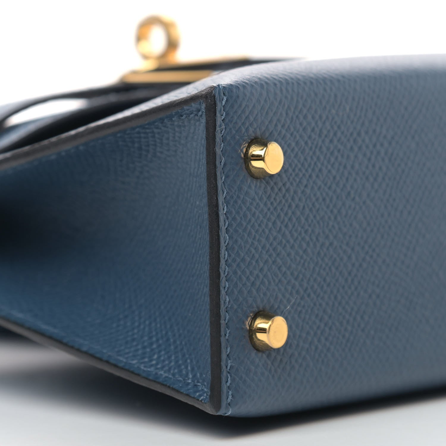 Hermes Epsom Mini Kelly Sellier 20 Deep Blue 9 of 11
