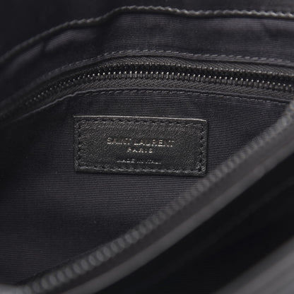 Saint Laurent Calfskin Y Quilted Monogram Medium Loulou Chain Satchel Black 8 of 12