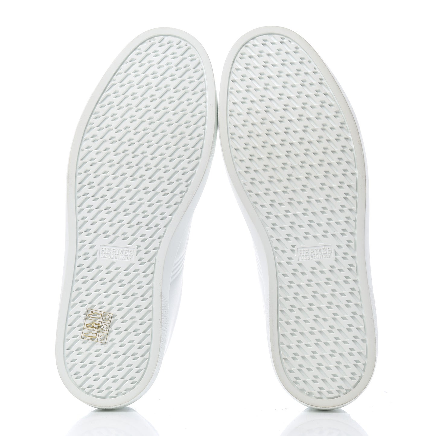 Calfskin Womens Advantage Sneakers 39.5 White