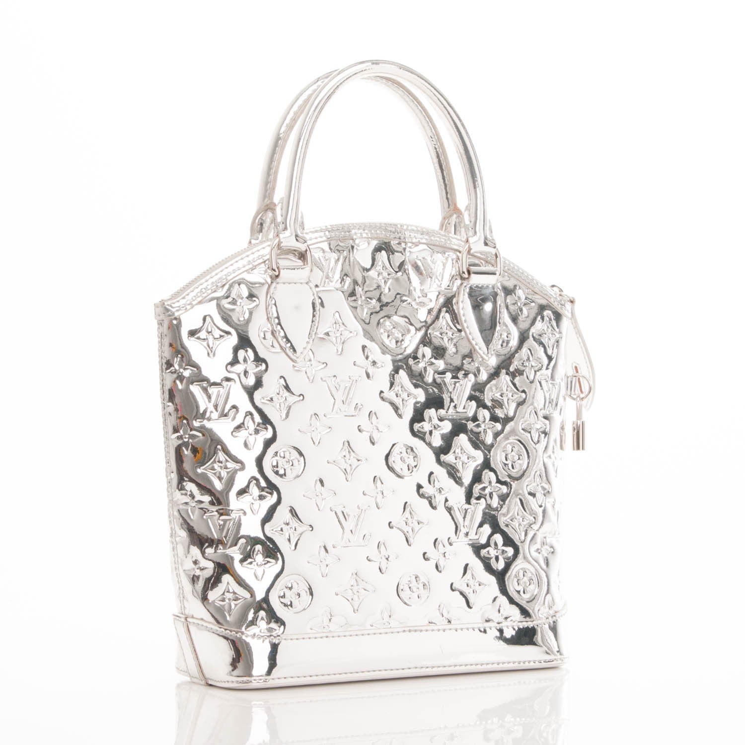 Louis Vuitton Monogram Miroir Lockit Silver 3 of 12