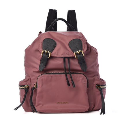 Burberry Nylon Medium Rucksack Backpack Mauve Pink 1 of 11