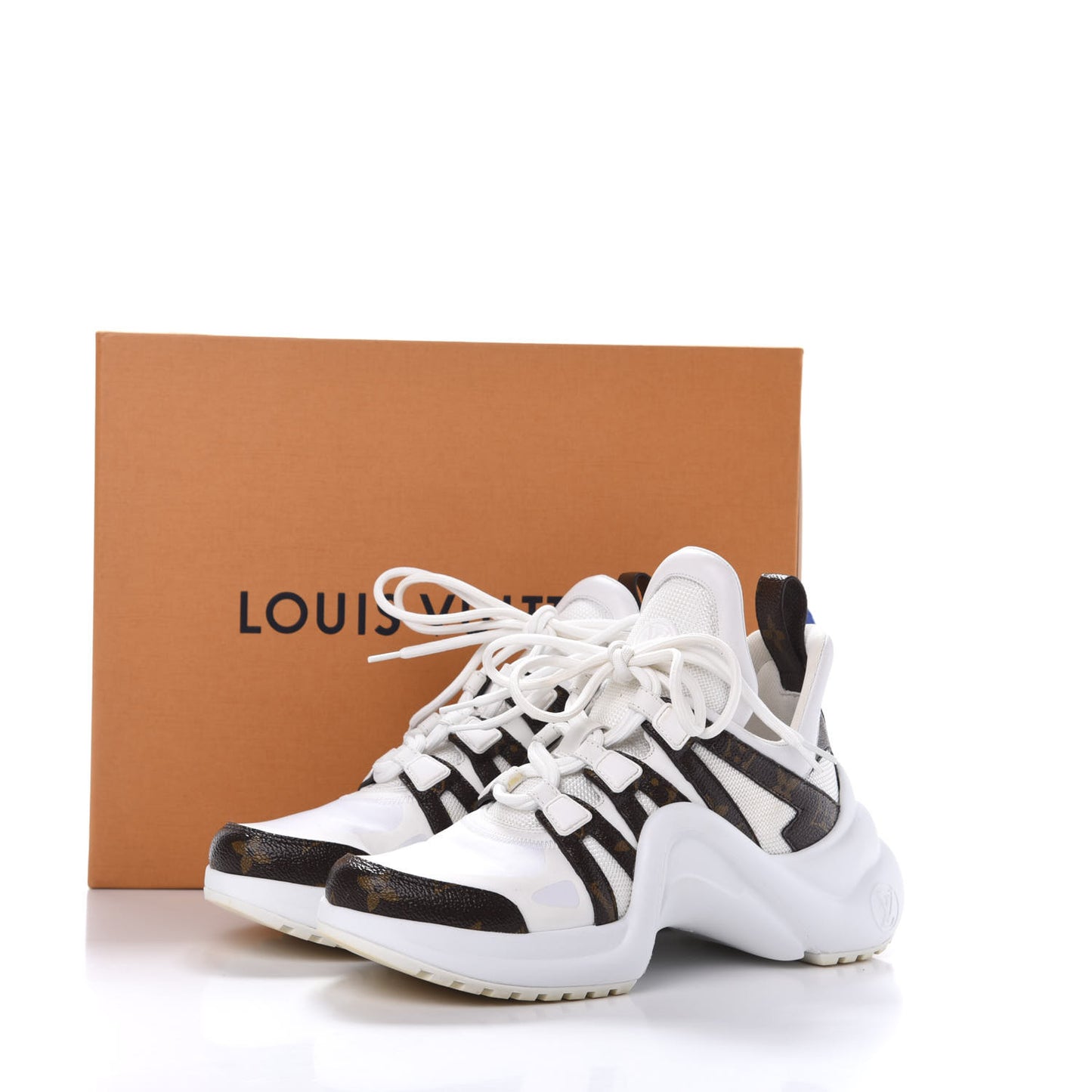 Patent Monogram LV Archlight Sneakers 37 White
