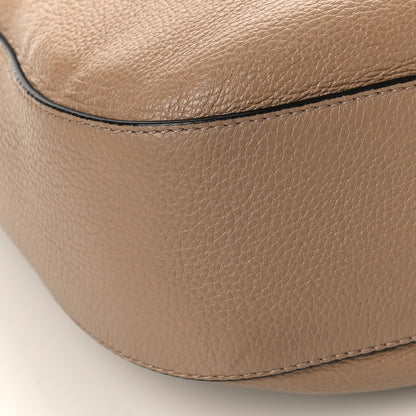 Prada Vitello Phenix Zippered Messenger Hobo Cammeo 7 of 8