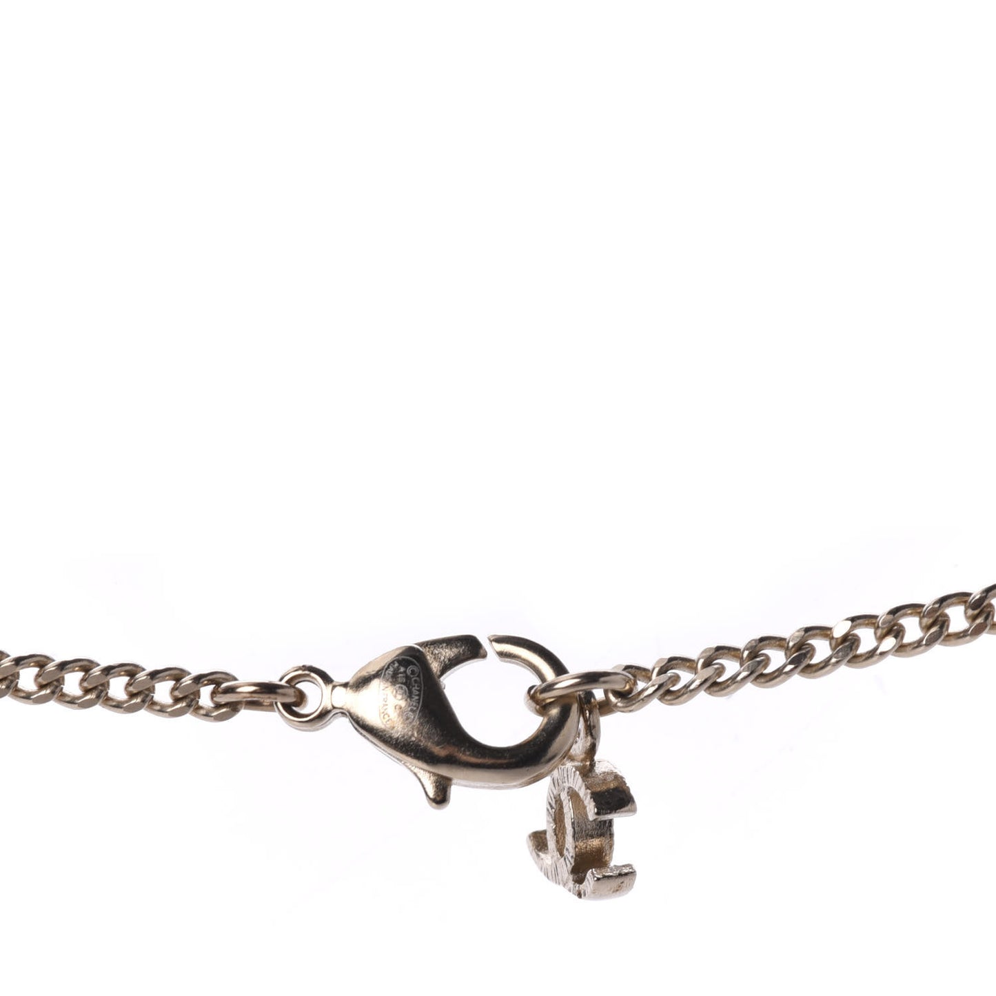 CC Pendant Necklace Gold