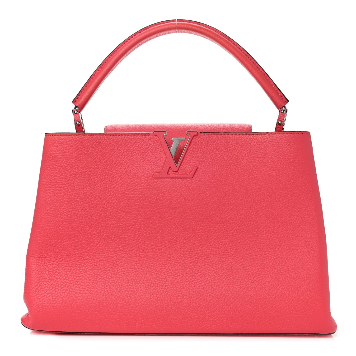 Louis Vuitton Taurillon Capucines MM Rose Litchi 1 of 15