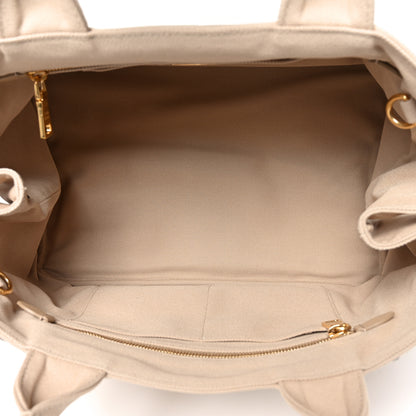 Prada Canapa Crystal Studded Tote Corda 5 of 9