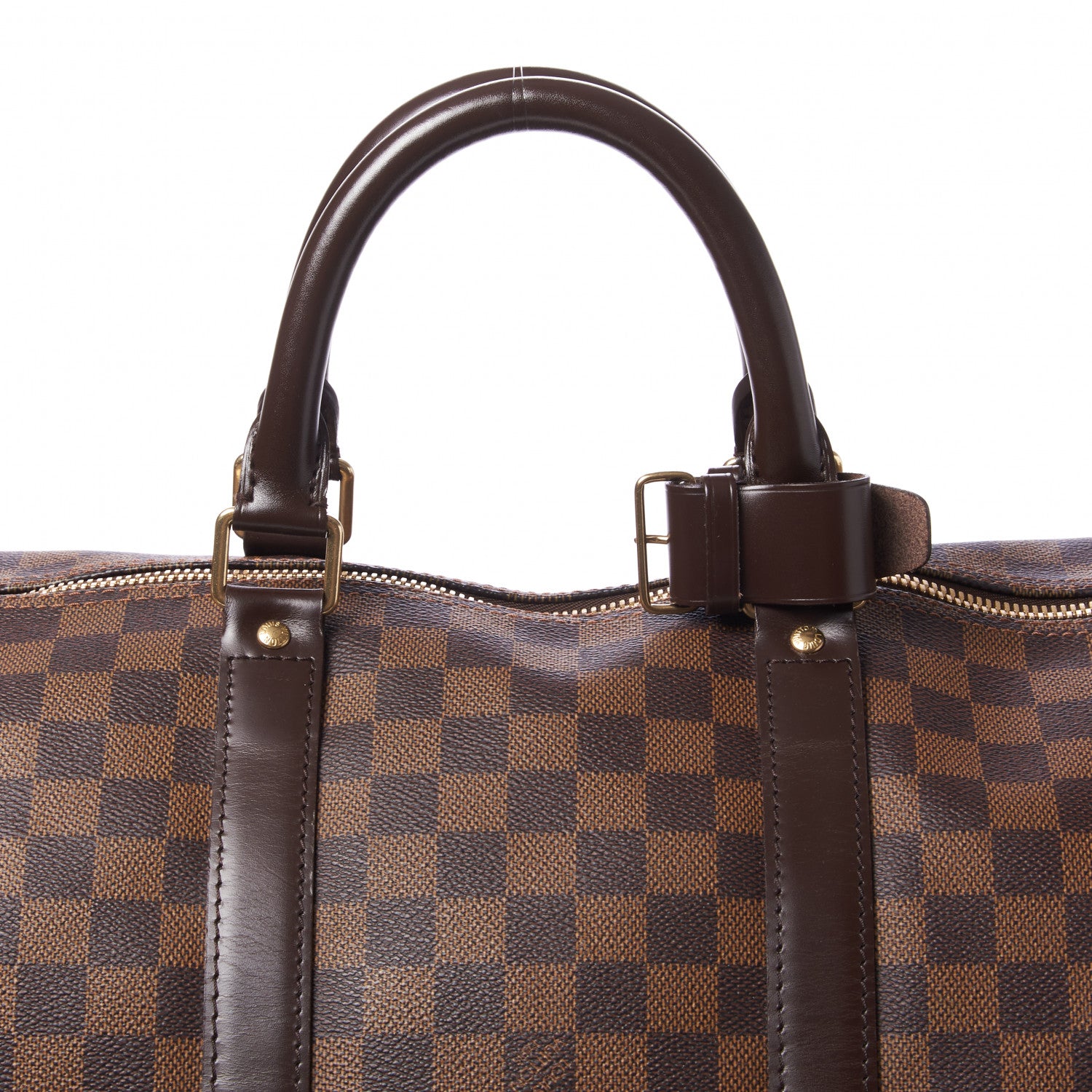 Louis Vuitton Damier Ebene Keepall Bandouliere 55 7 of 9