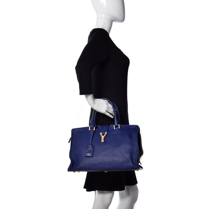 Saint Laurent Calfskin Medium Classic Y Cabas Royal Blue 2 of 12