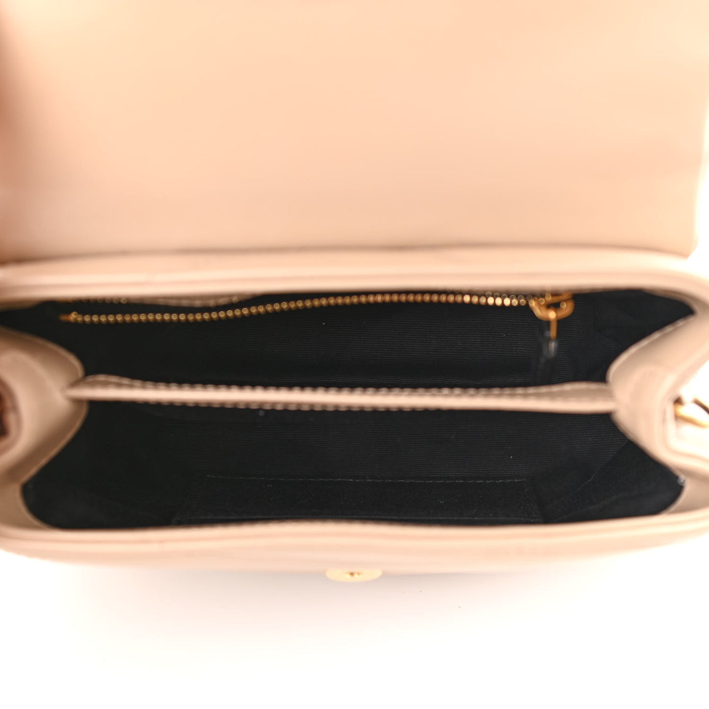 Calfskin Y Quilted Monogram Toy Loulou Crossbody Bag Dark Beige
