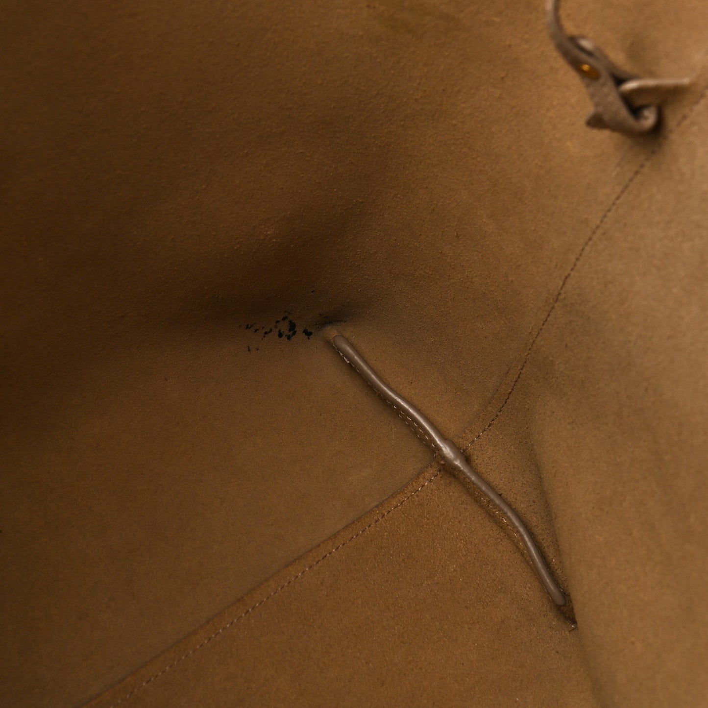 Calfskin Large Shopping Tote Dark Beige