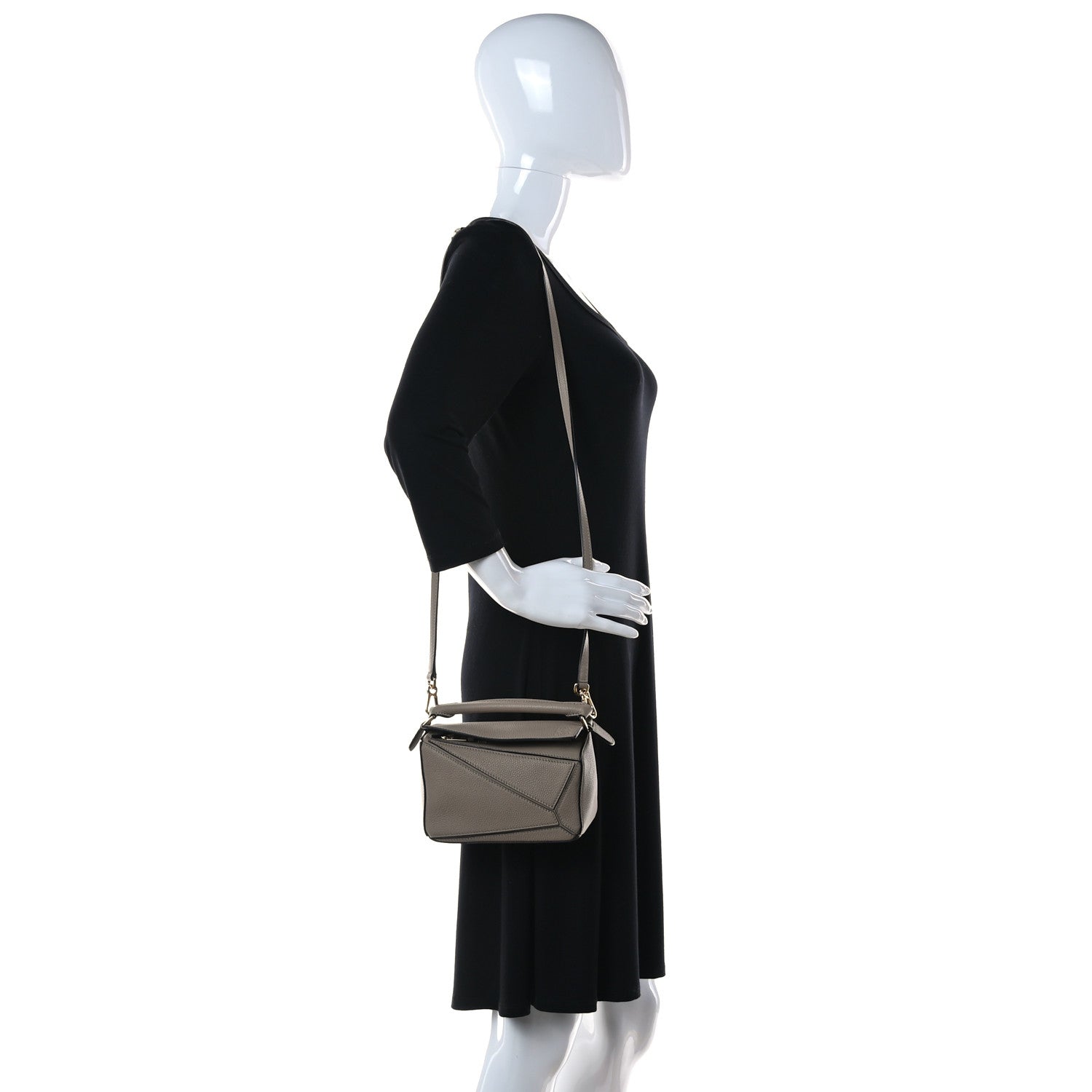 Loewe Calfskin Mini Puzzle Bag Sand Mink 2 of 11