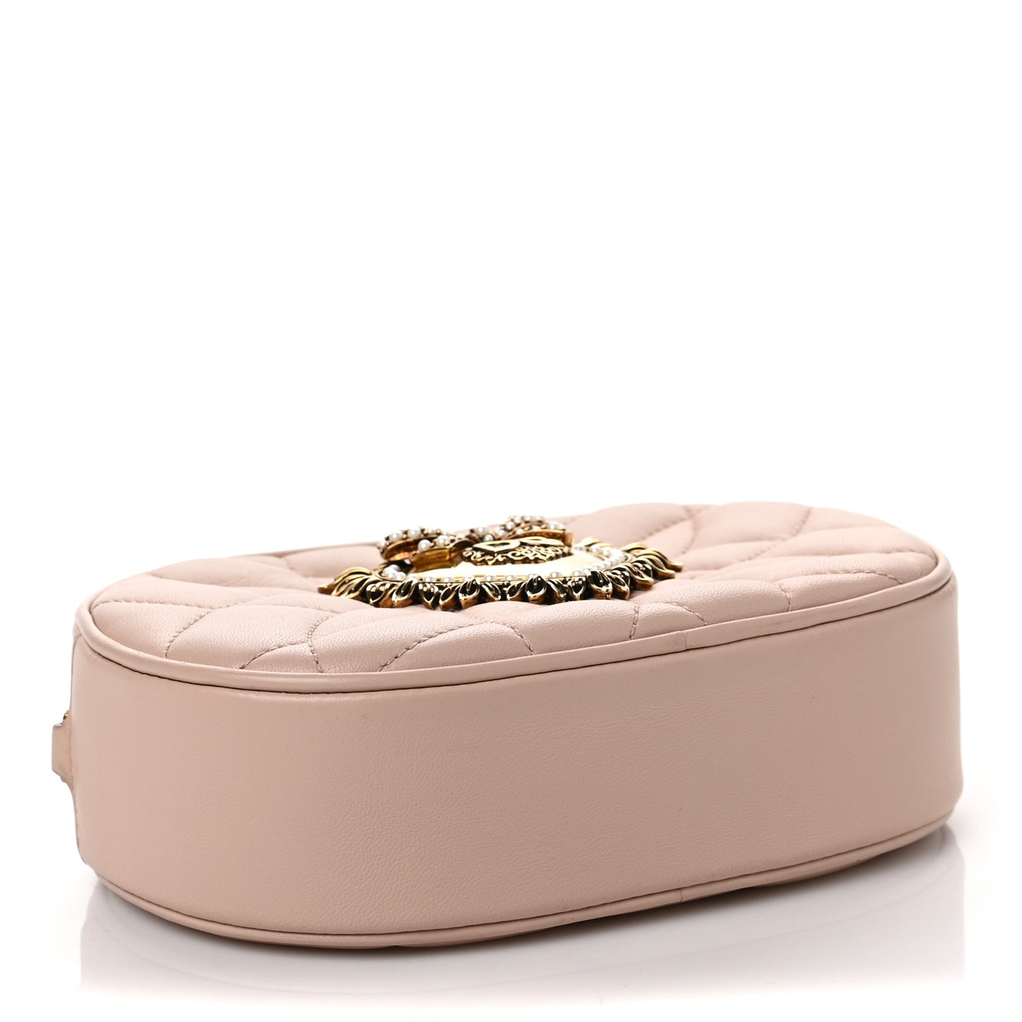 Calfskin Devotion Crossbody Bag Pale Pink