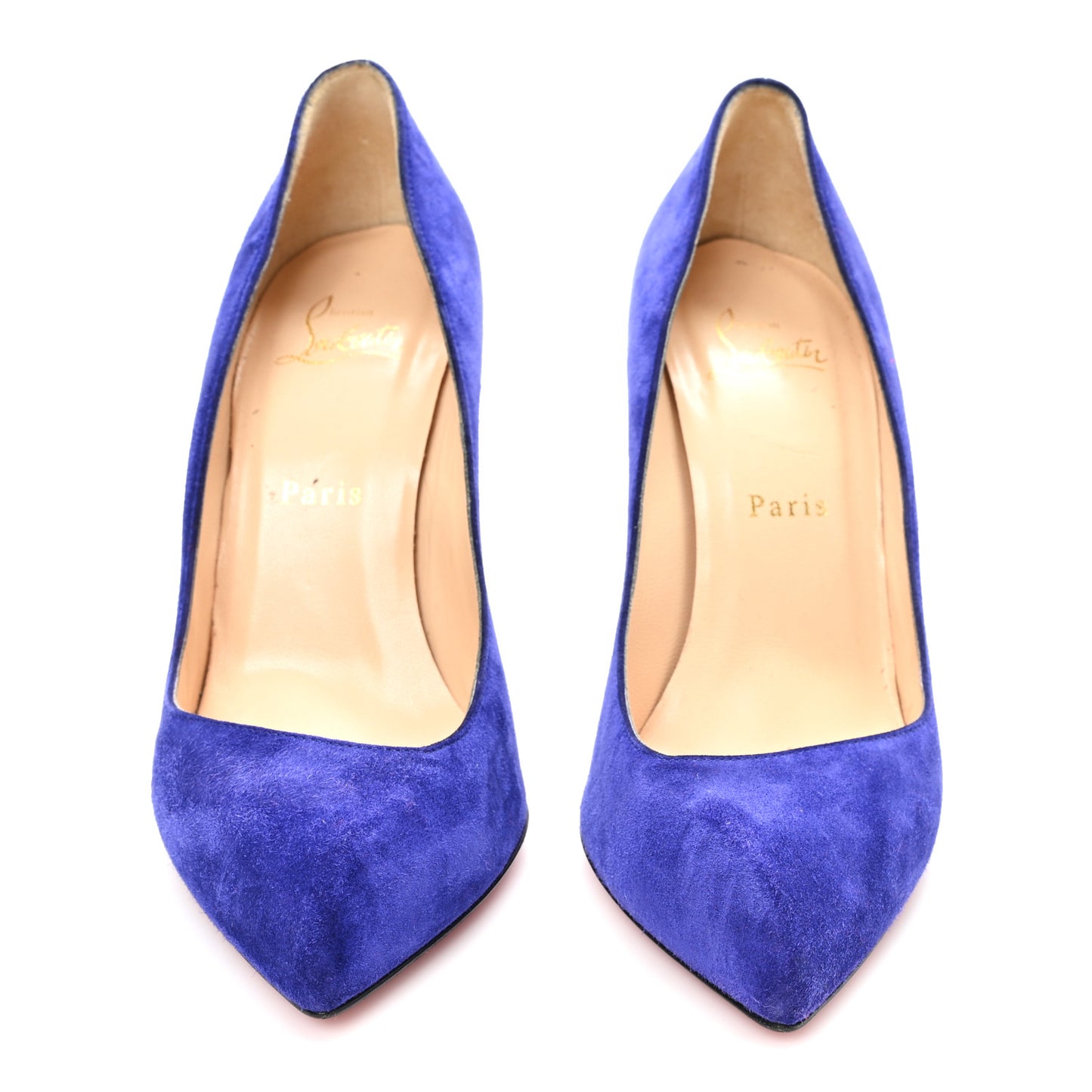 Suede Pigalle Follies 100 Pumps 38.5 Royal Blue