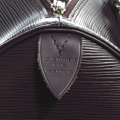 Louis Vuitton Epi Speedy 30 Cassis Purple 6 of 7