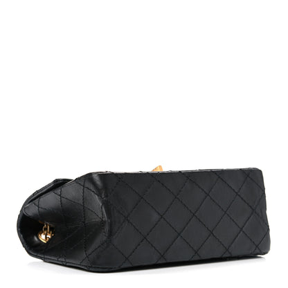 Chanel Aged Calfskin Quilted 2.55 Reissue Mini Flap Black 4 of 12