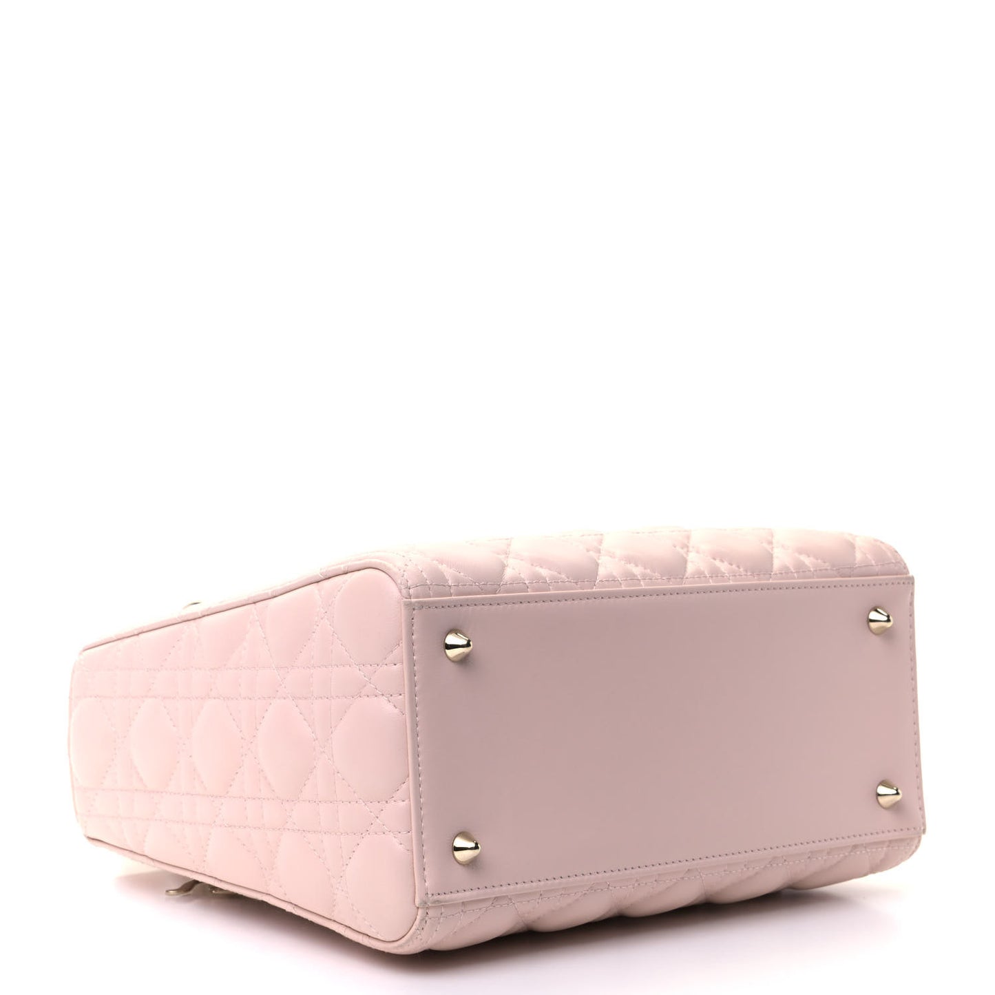Lambskin Cannage Medium Lady Dior Light Pink