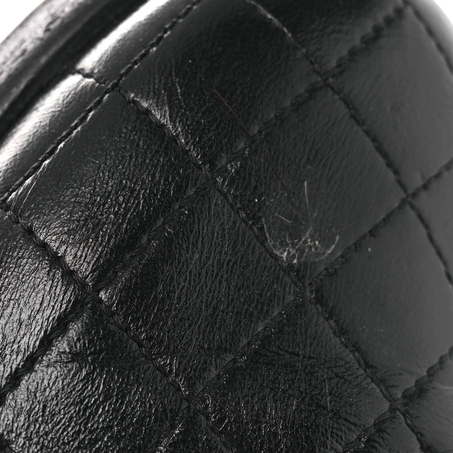 Lambskin Pearl Short Boots 38.5 Black