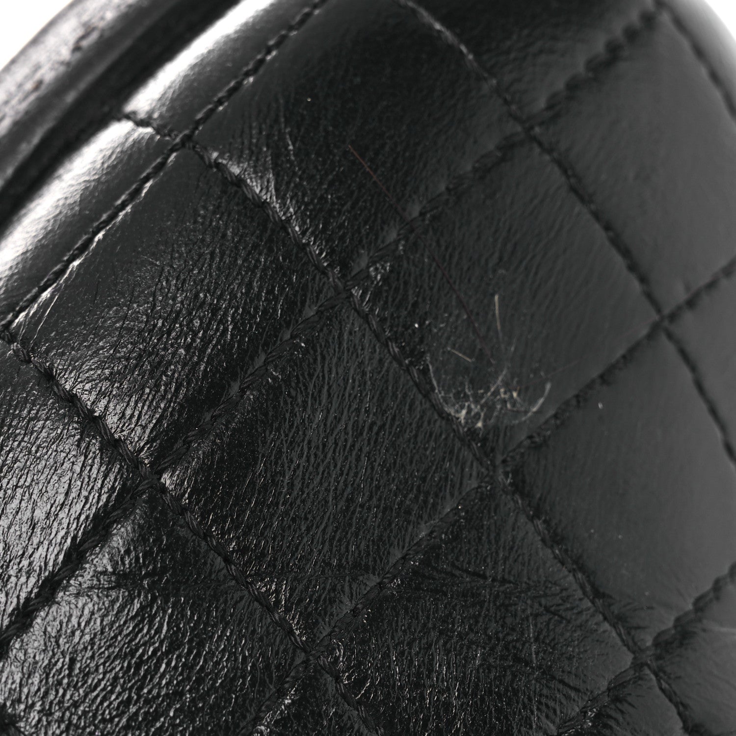Chanel Lambskin Pearl Short Boots 38.5 Black 13 of 13