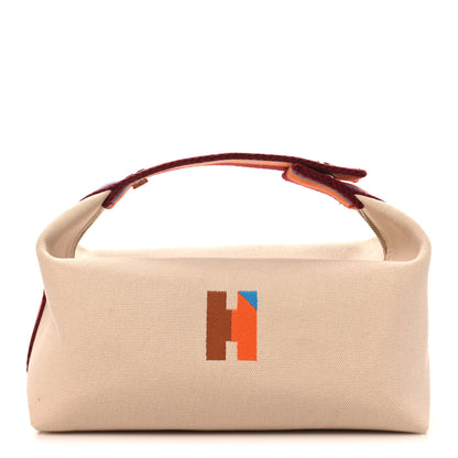 Hermes Cotton Canvas H Pavillon Small Bride-A-Brac Pouch Naturel 1 of 7