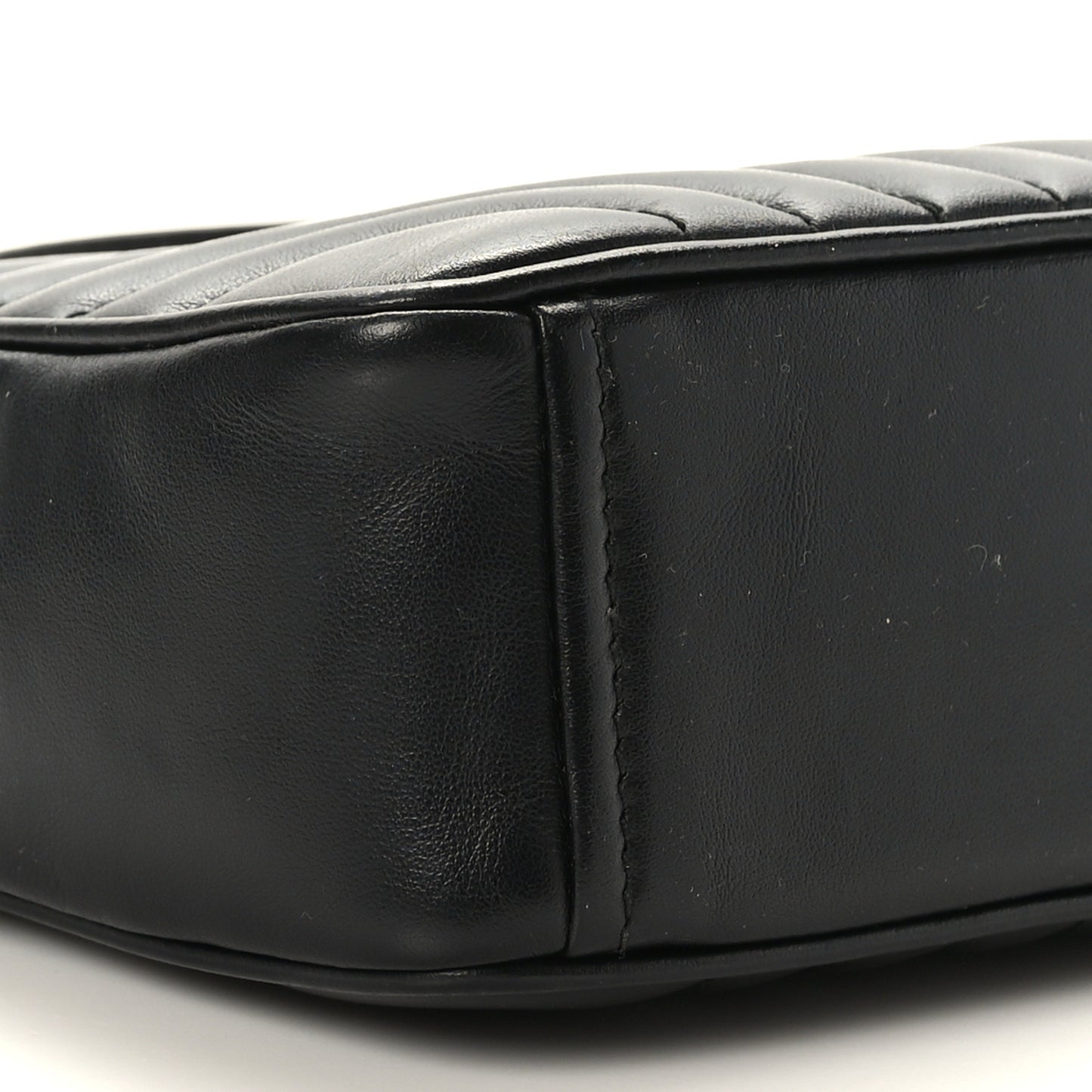 Soft Calfskin Diagramme Camera Bag Black