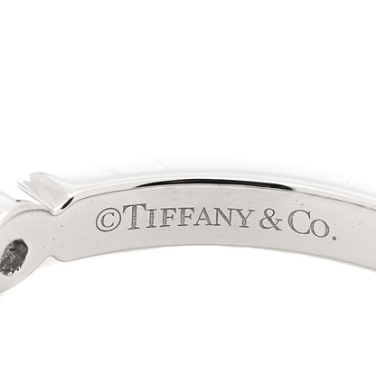 Tiffany Platinum Diamond Jazz Graduated Band Ring 47 4 5 of 5