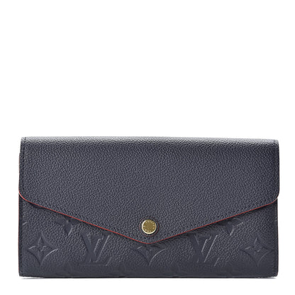 Louis Vuitton Empreinte Sarah Wallet NM Marine Rouge 1 of 8
