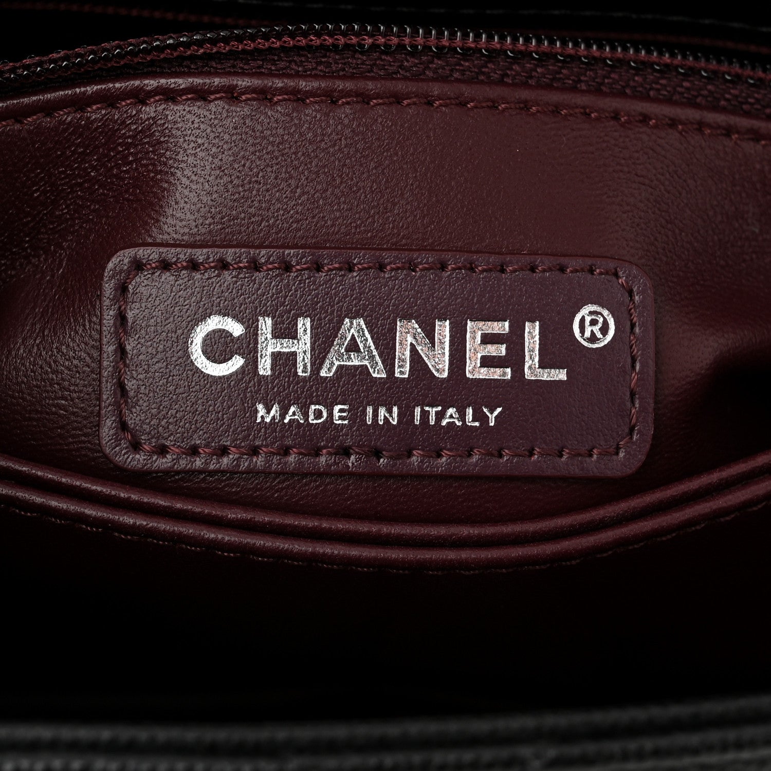 Chanel Caviar Chevron Quilted Mini Coco Handle Flap So Black 6 of 11