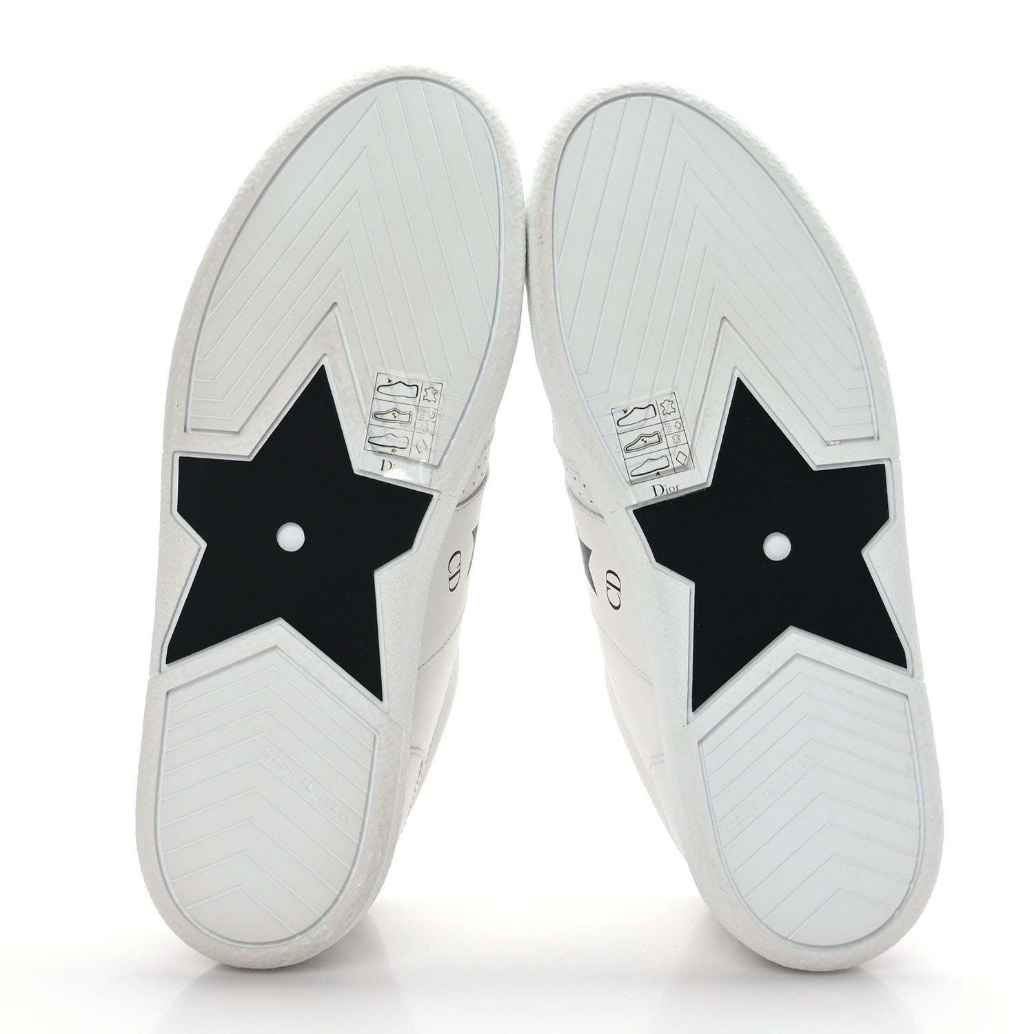 Christian Dior Calfskin Suede Dior Star Low Top Sneakers 35 White 5 of 8