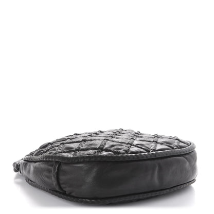 Chanel Quilted Lambskin Hidden Chain Hobo Black 4 of 14